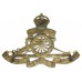 Royal New Zealand Artillery Cap Badge - King's Crown