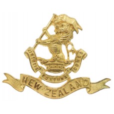 New Zealand 5th (Wellington Rifles) Regiment Officer's Gilt Cap Badge