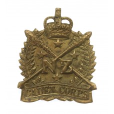 New Zealand Cadet Corps Cap Badge - Queen's Crown