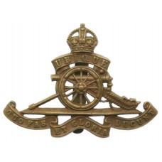 Royal Artillery Cap Badge - King's Crown