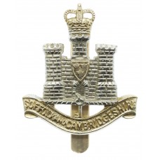 Suffolk & Cambridgeshire Regiment Anodised (Staybrite) Cap Badge