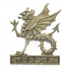 Wessex Brigade Officer's Silvered Cap Badge