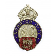 Norwich City Police Special Constabulary Enamelled Lapel Badge - King's Crown