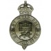 Norwich City Police Helmet Plate - King's Crown