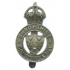 Shropshire Constabulary Cap Badge - King's Crown