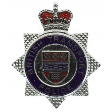 British Transport Police (B.T.P.) Enamelled Cap Badge - Queen's Crown