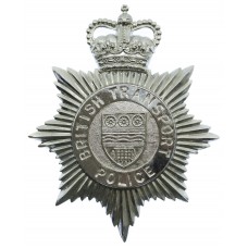 British Transport Police (B.T.P.) Helmet Plate - Queen's Crown