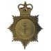 British Transport Police (B.T.P.) Night Helmet Plate - Queen's Crown