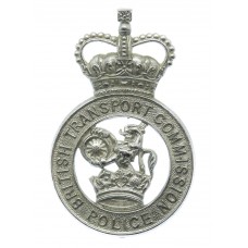 British Transport Commission (B.T.C.) Police Cap Badge - Queen's Crown