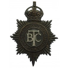 British Transport Commission (B.T.C.) Police Helmet Plate - King's Crown