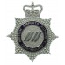 British Airports Authority Constabulary Senior Officer's Enamelled Cap Badge - Queen's Crown