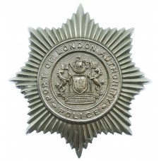 Port of London Authority Police Chrome Star Helmet Plate