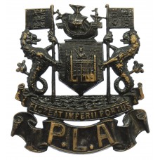 Port of London Authority Police Blackened Brass Helmet Plate