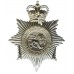 United Kingdom Atomic Energy Authority (U.K.A.E.A.) Constabulary Blue Enamelled Helmet Plate - Queen's Crown