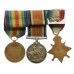 WW1 1914 Mons Star Medal Trio - Dvr. S. Ashton, Royal Field Artillery
