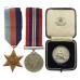 WW2 1939-45 Star and War Medal with Hallmarked Silver Royal Tournament Medal - Troop Sergeant Major Arthur Gerrard, 4th/7th Dragoon Guards - K.I.A. During the Retreat to Dunkirk 21/5/1940