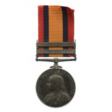 Queen's South Africa Medal (2 Clasps - Cape Colony, Orange Free State) - Regimental Quartermaster Sergeant G.R. Carter, 6th Inniskilling Dragoons