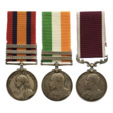 Boer War Mentioned in Despatches QSA (3 Clasps), KSA (2 Clasps) and Army LS&GC Medal Group of Three - Sergeant Major W.R. Taylor, 2nd Bn. South Wales Borderers