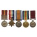 QSA (4 Clasps), 1914-15 Star, British War Medal, Victory Medal and Army LS&GC Medal Group of Five - Sergeant Major J. Croxon, 3rd Hussars / 18th Hussars