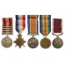 QSA (4 Clasps), 1914-15 Star, British War Medal, Victory Medal and Army LS&GC Medal Group of Five - Sergeant Major J. Croxon, 3rd Hussars / 18th Hussars