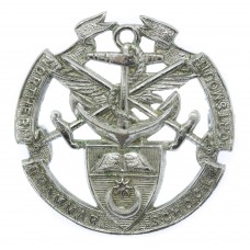 Portsmouth Northern Grammar School Chrome Cap Badge