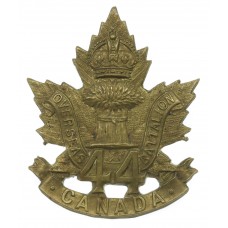 Canadian 44th Infantry Battalion WW1 C.E.F. Cap Badge