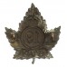 Canadian 19th (Toronto, Ontario) Infantry Battalion WW1 C.E.F. Cap Badge