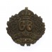 Canadian 66th (Edmonton, Alberta) Infantry Battalion WW1 C.E.F. Collar Badge