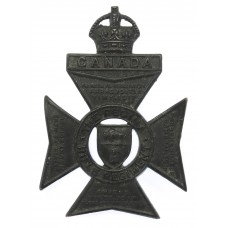 Canadian The Regina Rifle Regiment Cap Badge - King's Crown