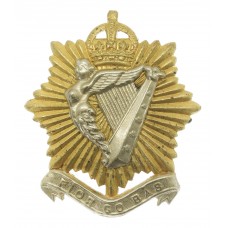 Canadian The Irish Regiment of Canada Cap Badge - King's Crown