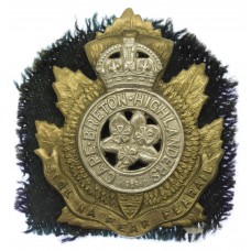 Canadian Cape Breton Highlanders Cap Badge - King's Crown