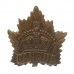 Canadian Canada WW1 General Service Cap Badge (BIRKS 1915) 