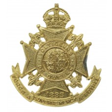 Canadian Les Voltiguers de Quebec Cap Badge - King's Crown