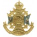 Canadian Les Voltiguers de Quebec Cap Badge - King's Crown