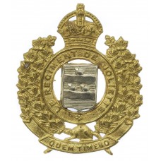 Canadian Le Regiment de Joliette Cap Badge - King's Crown