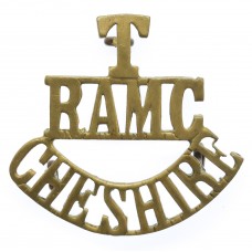 Cheshire Territorials Royal Army Medical Corps (T/R.A.M.C./CHESHIRE) Shoulder Title