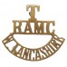 West Lancashire Territorials Royal Army Medical Corps (T/R.A.M.C./W. LANCASHIRE) Shoulder Title