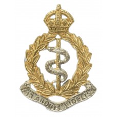 Royal Army Medical Corps (R.A.M.C.) Officer's Dress Cap Badge - King's Crown