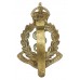 Royal Army Medical Corps (R.A.M.C.) Brass Cap Badge - King's Crown