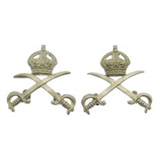 Pair of Army Physical Training Corps (A.P.T.C.) Collar Badges - King's Crown