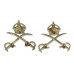 Pair of Army Physical Training Corps (A.P.T.C.) Collar Badges - King's Crown