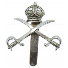 Army Physical Training Corps (A.P.T.C.) Chrome Cap Badge - King's Crown