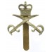 Army Physical Training Corps (A.P.T.C.) White Metal Cap Badge - Queen's Crown