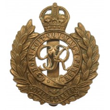 George VI Royal Engineers Cap Badge