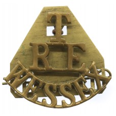 Wessex Territorials Royal Engineers (T/R.E./WESSEX) Shoulder Titl