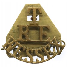 Wessex Territorials Royal Engineers (T/R.E./WESSEX) Shoulder Title