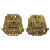 Pair of East Anglian Territorials Royal Engineers (T/R.E./EAST ANGLIAN) Shoulder Titles