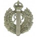 George VI Royal Engineers Chrome Cap Badge