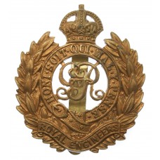 George V Royal Engineers Cap Badge