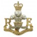 Royal Monmouthshire Royal Engineers Anodised (Staybrite) Cap Badge